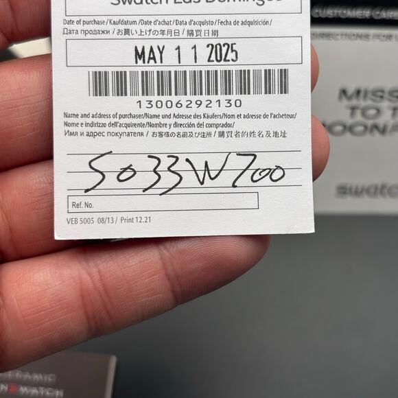 Swatch x Omega Mission to the Moon Phase 42mm Quartz Chronograph Moonphase NIBWT - Picture 4 of 17